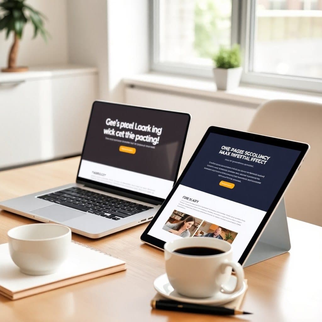 One-Page Marketing Landing Page
